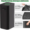 VCKHRRY užstato taros konteineris su dangčiu, 110 l, juodas, iš 600D audinio