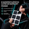 VeloChampion dviračio padangų remonto rinkinys su lipniais lopais ir 3 montavimo svirtimis