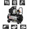 Vertex Best Performance oro kompresorius 50 l, 206 l/min, 8 bar, 1,5 kW, su ratais, VHC50