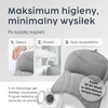 Vesta+ vonios pagalvė XXL 41 × 41 cm su 6 siurbtukais ir 8 cm galvos atrama BK-L-G