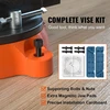 VEVOR stalinis spaustuvas 15,2 cm su 360° pasukamu pagrindu ir priekalu 6 Bench Vise