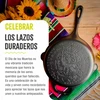 Victoria 25 cm ketaus keptuvė Day of the Dead La Catrina, natūrali danga, ilga rankena