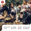 Victoria ketaus keptuvė su pagalbiniu laikikliu, 30 cm, juoda, SKL-212