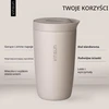 VINSUN termopuodelis iš nerūdijančiojo plieno 350 ml, sandarus, VS_VM_BA