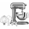 Virtuvinis kombainas KitchenAid Heavy Duty planetarinis maišytuvas su pakeliama 5,2 l metaline misa, sidabro spalvos