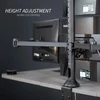 VIVO keturių monitorių stalinis laikiklis 33–81,3 cm, VESA 75 × 75/100 × 100 mm STAND-V104A