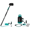 VONROC teleskopinis plovimo šepetys su vandens minkštintuvu, 4,60 m, TB500