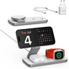 Voomy belaidė įkrovimo stotelė 3 viename, 15 W, Qi, USB-C, W3S