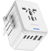 Voomy kelioninis kištukų adapteris daugiau nei 170 šalių su 3 USB-C ir 2 USB-A 8720153812849
