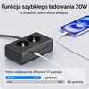 Voomy maitinimo ilgintuvas su 4 USB jungtimis, 2 lizdais, 65 W ir 2 m laidu S20