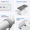 Voomy maitinimo ilgintuvas su 4 USB jungtimis, 65 W, 2 m, 2 lizdais, S20