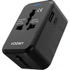Voomy universalus kelioninis adapteris 150+ šalių su 2 USB jungtimis 8720153812153