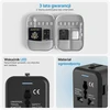 Voomy universalus kelioninis adapteris 150+ šalių su 2 USB jungtimis 8720153812153