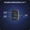Voomy USB-C tinklo įkroviklis 35 W su USB-C ir USB-A jungtimis M635