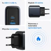 Voomy USB-C tinklo įkroviklis 35 W su USB-C ir USB-A jungtimis M635