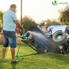 Vounot sodo skėtis su dviguba aliuminio konstrukcija, 60 cm aukščio, žalios spalvos