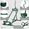 Vounot sodo skėtis su dviguba aliuminio konstrukcija, 60 cm aukščio, žalios spalvos