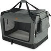 VOUNOT sulankstomas transportavimo krepšys šunims ir katėms M 60 × 44 × 44 cm, pilkas
