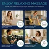VOYOR-HEALTH Shiatsu masažinė pagalvė kaklui ir nugarai su šildymu, 6 mazgais YZ100