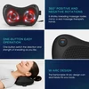 VOYOR-HEALTH Shiatsu masažinė pagalvė kaklui ir nugarai su šildymu, 6 mazgais YZ100