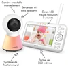VTech vaizdo auklė su 5 colių ekranu, naktine lempute ir lopšinėmis BM5254