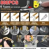 VTSHENY plastikų suvirinimo aparatas 220 W, 400 °C, 800 kabių, H-220W
