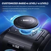 W-KING Bluetooth nešiojama garso kolonėlė 270 W, 6,5 colio žemųjų dažnių garsiakalbis, IPX5, T9 Pro
