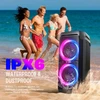 W-KING nešiojama Bluetooth kolonėlė, 100 W, IPX6, su mikrofono ir gitaros įvestimi, T11