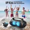 W-KING nešiojama Bluetooth kolonėlė 70 W RMS, IPX6, mikrofonas, akumuliatorius 42 val., D10