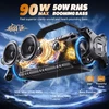 W-KING nešiojamas Bluetooth garsiakalbis 50 W, IPX6, stereofoninis garsas, NFC, D8
