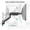 WALI sieninis monitoriaus laikiklis iki 32 colių, 9kg, VESA 75 × 75/100 × 100, GSWM001