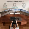 WALI trigubas stalinis monitorių laikiklis iki 27 colių, VESA 75 × 75/100 × 100 mm, GSDM003
