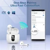 Wasart belaidės į ausis įdedamos Bluetooth 5.3 ausinės su ENC ir mikrofonais, J55