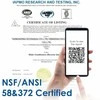 Waterdrop atvirkštinio osmoso vandens filtravimo sistema, 600 GPD, be bako, išmanus LED čiaupas, WD-G3P600