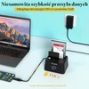 WAVLINK dviejų lizdų SATA diskų dokavimo stotelė USB 3.0 ir USB-C, WL-ST334U