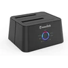 WAVLINK dviejų lizdų SATA diskų dokavimo stotelė USB 3.0 ir USB-C, WL-ST334U