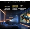 WEMAX nešiojamasis Full HD 1080p projektorius su Google TV, Wi-Fi ir Bluetooth VP01