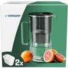 Wessper vandens filtruojantis ąsotis, borosilikatinio stiklo, 2,5 l, su filtrais, suderinamas su Brita Maxtra, juodas, AQUAMAX Crystalline