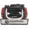 Westfalia dviračių laikiklis automobiliui, aliuminis, 2 dviračiams, 60 kg, juodas/sidabrinis, 350050600001