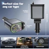WHATOOK automobilinis įkroviklis 66 W USB-C/USB-A su integruotais Lightning ir USB-C laidais B1