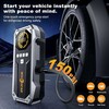 WHZOHCAR 26800 mAh automobilio startinis powerbankas su kompresoriumi 6000 A, 12 V
