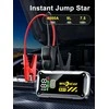 WHZOHCAR automobilinis starto powerbankas 4000 A, 12 V, 18 Ah, modelis R01