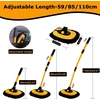WillingHeart teleskopinis automobilio plovimo šepetys 59–110 cm WH0001