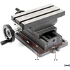 WilTec 2 ašių kryžminis frezavimo stalas 170 x 85 mm, X 100 mm, Y 80 mm, 61008