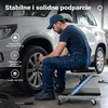 Wiltec 2 viename dirbtuvių gultas ir taburetė su 6 ratukais, iki 150 kg, 61192