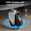Wiltec 2 viename dirbtuvių gultas ir taburetė su 6 ratukais, iki 150 kg, 61192