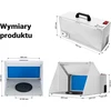 Wiltec aerografijos dažų dulkių ištraukiklis su filtru, 4 m³/min, LED, 34263