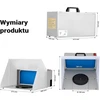 Wiltec aerografo dažų dulkių ištraukėjas su filtru, 4 m³/min, 12 V DC, 34251