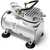 Wiltec aerografo kompresorius AS20W, 20 W, 4 bar, 23 l/min, be alyvos, 34202