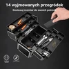 Wiltec aliumininis įrankių lagaminas su 12 pertvarų, 45 x 22,5 x 32 cm, 65017